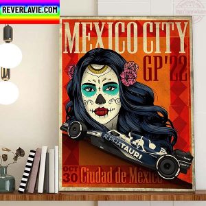 Scuderia AlphaTauri F1 Ready Mexico City GP 2022 Home Decor Poster Canvas