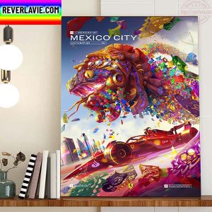 Scuderia Ferrari On 2022 Mexico City GP Fan Art Home Decor Poster Canvas