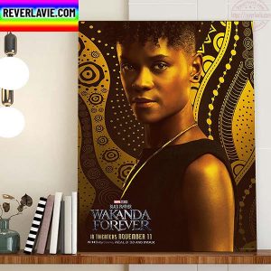 Shuri In Black Panther Wakanda Forever Of Marvel Studios Home Decor Poster Canvas