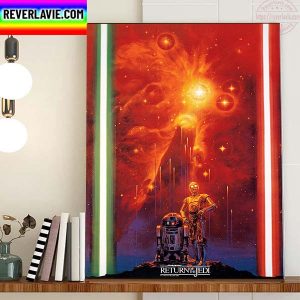Star Wars Return Of The Jedi Japanese Poster Home Decor Poster Canvas