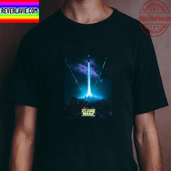 Star Wars The Clone Wars Poster Movie Unisex T-Shirt Star Wars The Clone Wars Poster Movie Unisex T-Shirt