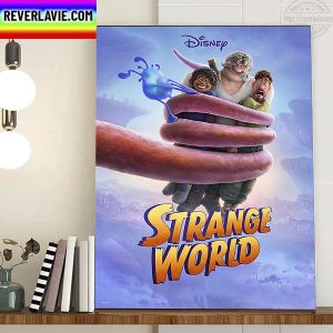 Strange World Of Disney Home Decor Poster Canvas