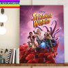 Team Are Rolling With At WWE Crown Jewel Home Decor Poster Canvas