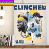 Tampa Bay Rays Clinched MLB Postseason 2022 Home Decor Poster Canvas