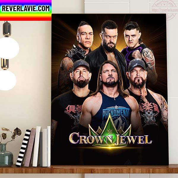 Team Are Rolling With At WWE Crown Jewel Home Decor Poster Canvas Team Are Rolling With At WWE Crown Jewel Home Decor Poster Canvas