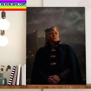 The Black Queen Rhaenyra Targaryen House Of The Dragon 2022 Movie Home Decor Poster Canvas
