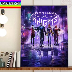 The Gotham Knights DC Comics Game Home Decor Poster Canvas