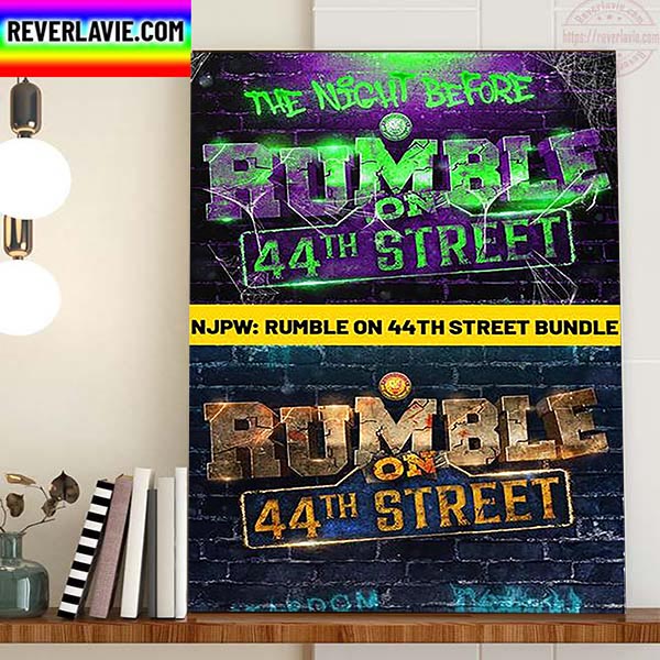 The Night Before Rumble On 44th Street Home Decor Poster Canvas The Night Before Rumble On 44th Street Home Decor Poster Canvas
