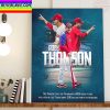 Aaron Johnson Is 2022 NL Home Run King Home Decor Poster Canvas