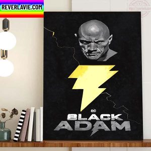 The Rock Black Adam DC The Movie Home Decor Poster Canvas