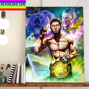 UFC 280 Makhachev Islam Is The Champion Home Decor Poster Canvas