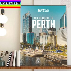 UFC 284 Returns To Perth Australia Home Decor Poster Canvas