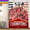 USA Basketball Are 2022 FIBA Women’s Basketball World Cup Champions Home Decor Poster Canvas