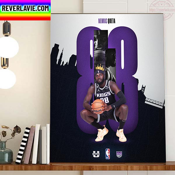 USU Mens Hoops x Neemias Queta Of Stockton Kings Good Luck This Season Home Decor Poster Canvas USU Mens Hoops x Neemias Queta Of Stockton Kings Good Luck This Season Home Decor Poster Canvas
