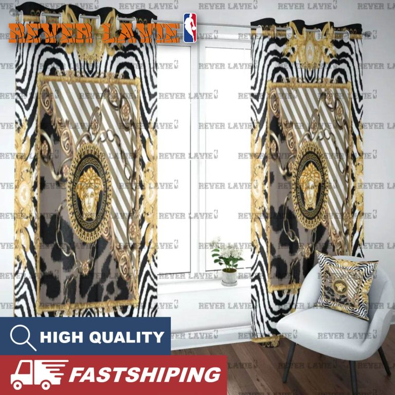 Versace Big Baroque Pattern Bathroom Shower Curtain Set - REVER LAVIE