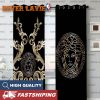 Versace Luxury Black And White Window Curtain