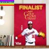 Victor Robles Being Named 2022 Gold Glove Award Finalist Home Decor Poster Canvas