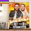WWE NXT And Still Pretty Deadly Tag Team Champions Home Decor Poster Canvas