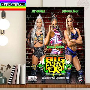 WWE Superstars Coming To The Big Event In New York Home Decor Poster Canvas