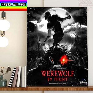 Werewolf By Night New Poster From The Marvel Studios Special Home Decor Poster Canvas