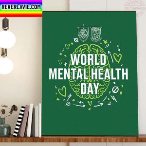 World Mental Health Day Home Decor Poster Canvas
