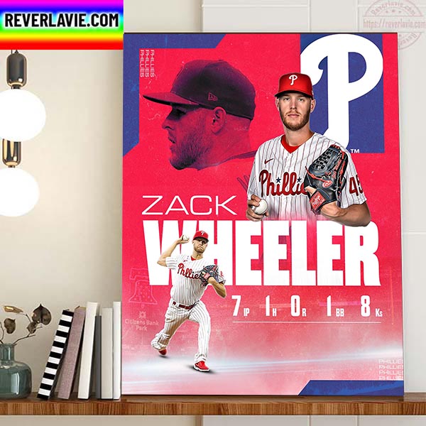 Zack Wheeler Of Philadelphia Phillies Game 1 In MLB Postseason 2022 Home Decor Poster Canvas Zack Wheeler Of Philadelphia Phillies Game 1 In MLB Postseason 2022 Home Decor Poster Canvas