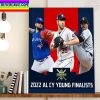 2022 AL CY Young Award Finalists Home Decor Poster Canvas
