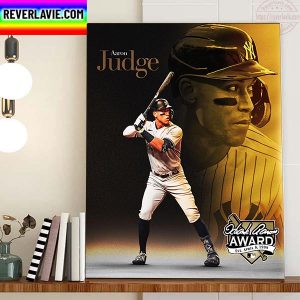 2022 AL Hank Aaron Award Winner Is Aaron Judge Home Decor Poster Canvas