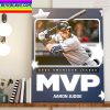 2022 American League MVP Winner Aaron Judge Home Decor Poster Canvas