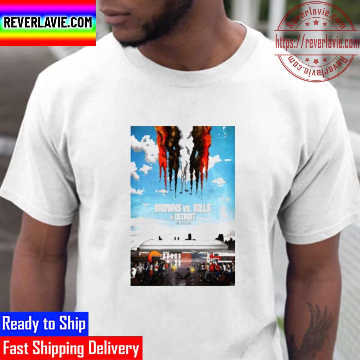2022 Browns Vs Bills Game Day Poster Unisex T-Shirt 2022 Browns Vs Bills Game Day Poster Unisex T-Shirt