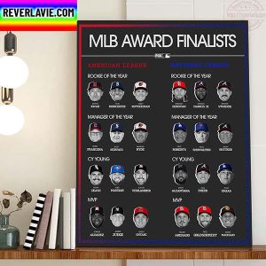 2022 MLB Awards Finalists Home Decor Poster Canvas