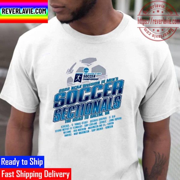 2022 NCAA Division III Mens Soccer Sectionals Unisex T-Shirt