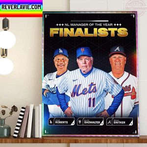 2022 NL Manager Of The Year Finalists Home Decor Poster Canvas