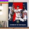2022 NL MVP Finalists Home Decor Poster Canvas