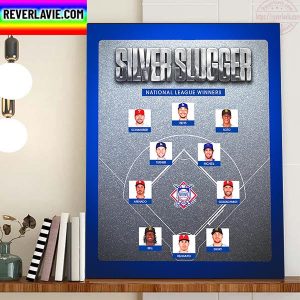 2022 NL Silver Slugger Award Winners Home Decor Poster Canvas