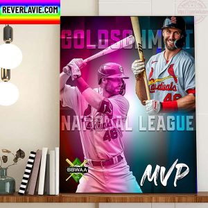 2022 National League MVP Winner Is Paul Goldschmidt St Louis Cardinals Home Decor Poster Canvas