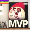 2022 National League MVP Winner Is Paul Goldschmidt St Louis Cardinals Home Decor Poster Canvas