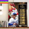 2022 American League Rawlings Gold Glove Winners Home Decor Poster Canvas
