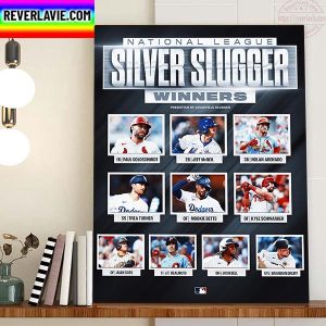 2022 National League Silver Slugger Award Winners Home Decor Poster Canvas