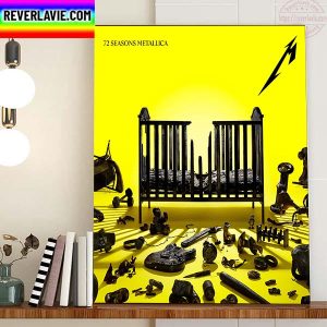72 Seasons Metallica Official Poster Home Decor Poster Canvas
