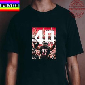 ACC Network Louisville Football 40 Leads The FBS Sacks Unisex T-Shirt