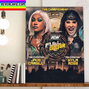 AEW TBS Championship Full Gear Home Decor Poster Canvas