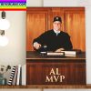 Aaron Judge 2022 American League Most Valuable Player Home Decor Poster Canvas