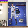 Aaron Judge Is The Winner Of The 2022 AL Hank Aaron Award Home Decor Poster Canvas