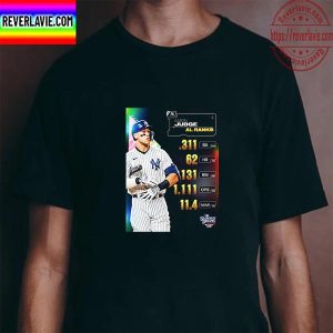 Aaron Judge New York Yankees 2022 AL Ranks Unisex T-Shirt
