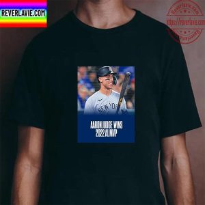 Aaron Judge Wins 2022 AL MVP Unisex T-Shirt
