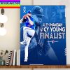Alek Manoah CY Young Finalist Toronto Blue Jays MLB Home Decor Poster Canvas