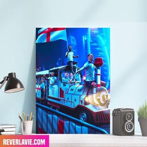All Aboard The World Cup Hype Train of England Poster