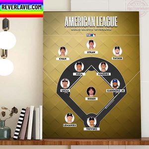 American League Gold Glove Winners 2022 Home Decor Poster Canvas