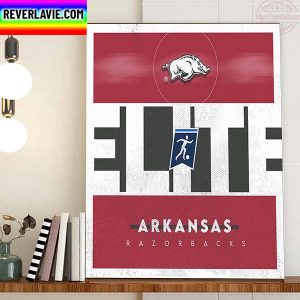 Arkansas Razorback Quarterfinals NCAA Soccer Tournament Home Decor Poster Canvas